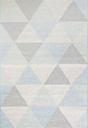 Dynamic Rugs NEWPORT 96004-5002 Blue and Ivory